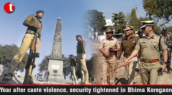 Year after caste violence, security tightened in Bhima Koregaon