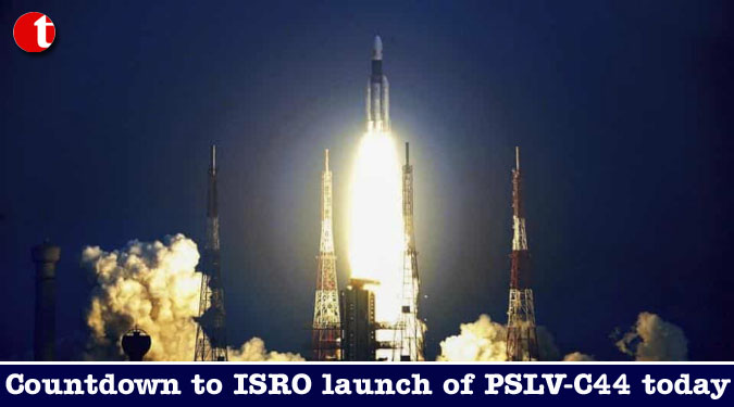Countdown to ISRO launch of PSLV-C44 today