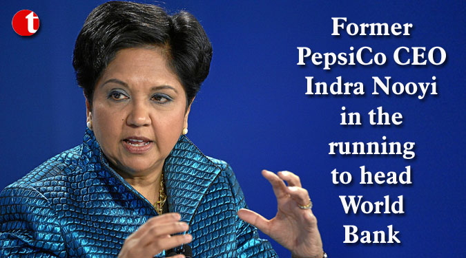 Former PepsiCo CEO Indra Nooyi in the running to head World Bank