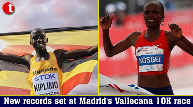 New records set at Madrid's Vallecana 10K race