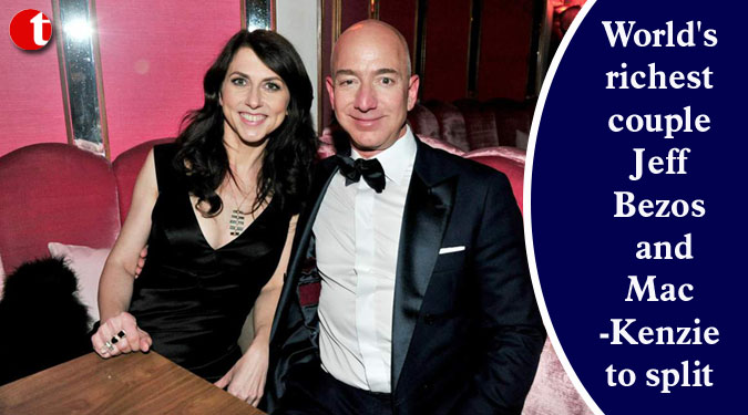 World's richest couple Jeff Bezos and MacKenzie to split