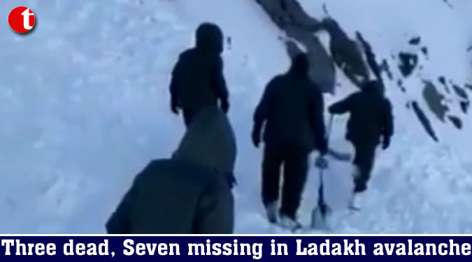 Three dead, Seven missing in Ladakh avalanche
