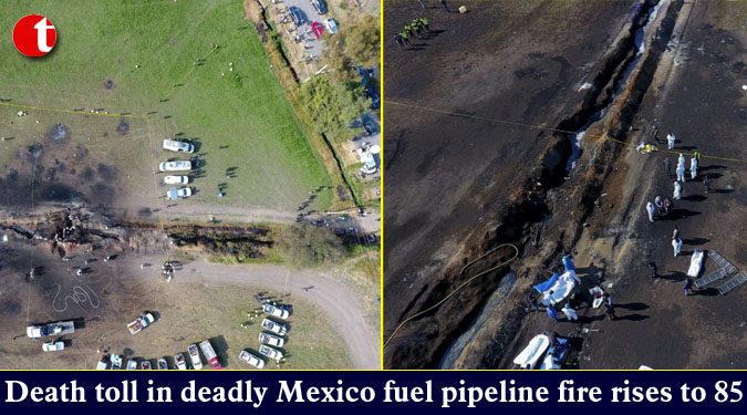 Death toll in deadly Mexico fuel pipeline fire rises to 85