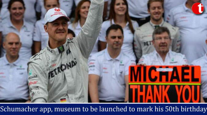 Schumacher app, museum to be launched to mark his 50th birthday