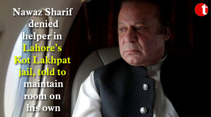 Nawaz Sharif denied helper in Lahore’s Kot Lakhpat jail, told to maintain room on his own