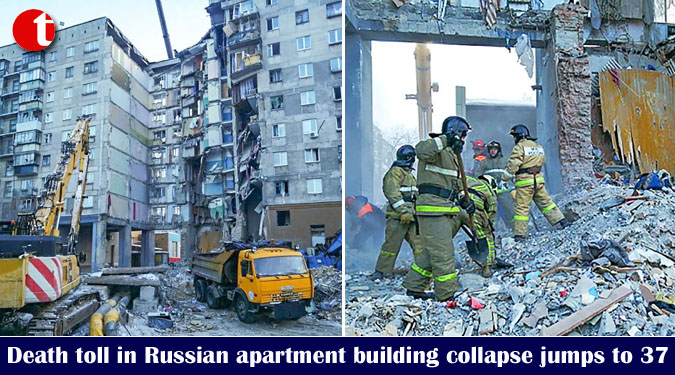 Death toll in Russian apartment building collapse jumps to 37