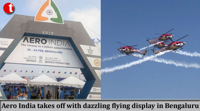 Aero India takes off with dazzling flying display in Bengaluru