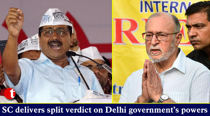 SC delivers split verdict on Delhi government’s powers