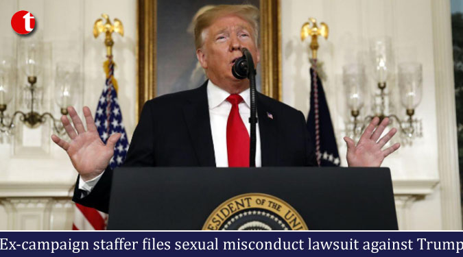 Ex-campaign staffer files sexual misconduct lawsuit against Trump