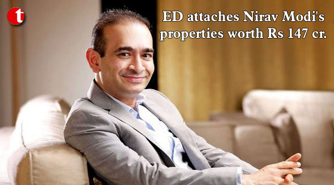ED attaches Nirav Modi's properties worth Rs 147 cr