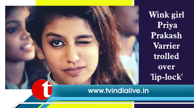 Wink girl Priya Prakash Varrier trolled over 'lip-lock'