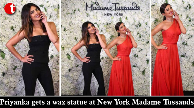 Priyanka Chopra gets a wax statue at New York Madame Tussauds