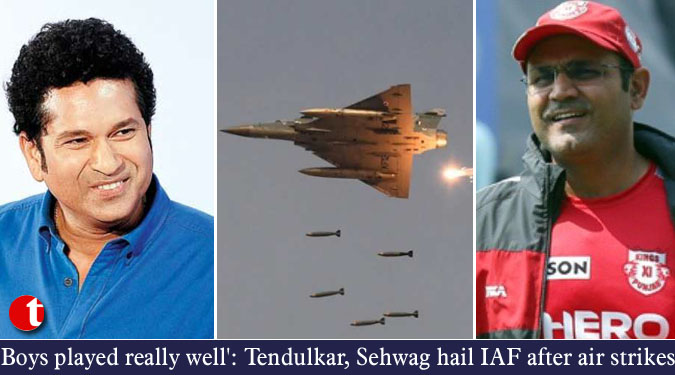 Boys played really well’: Tendulkar, Sehwag hail IAF after air strikes