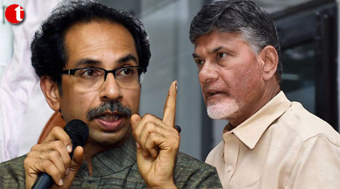 “As if sky has Fallen…”: Sena on presence at Chandrababu Naidu sit-in