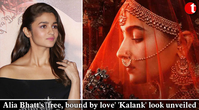 Alia's 'free, bound by love' 'Kalank' look unveiled