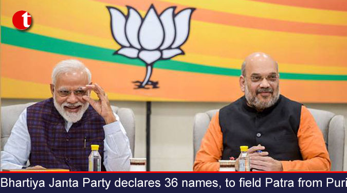 Bhartiya Janta Party declares 36 names, to field Patra from Puri