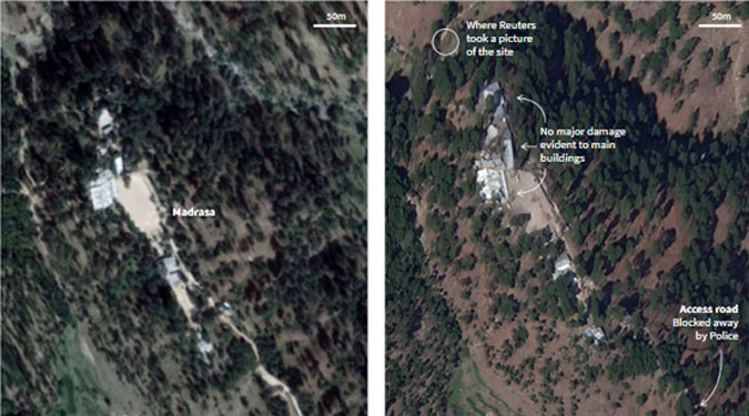 बालाकोट में वायुसेना के हमलों की राडार, उपग्रह तस्वीरों से ‘‘काफी क्षति’’ का पता चलता है : सूत्र
