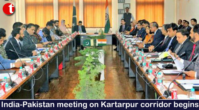 India-Pakistan meeting on Kartarpur corridor begins