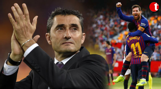 Barcelona captain 'Genius' Messi is just 'unstoppable': Valverde