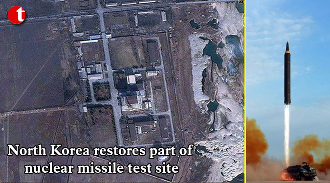 North Korea restores part of nuclear missile test site