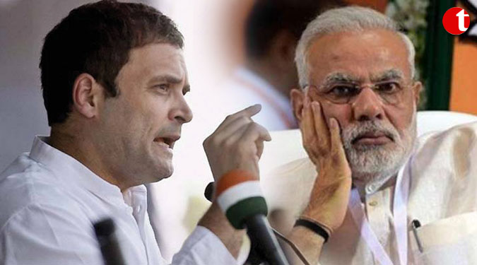 PM Modi can't leave aside his PR even for five minutes: Rahul