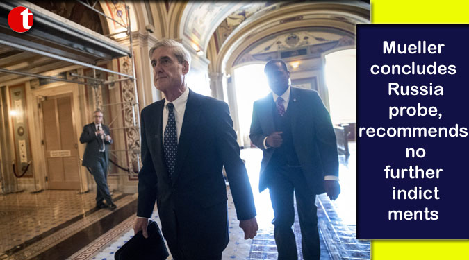 Mueller concludes Russia probe, recommends no further indictments