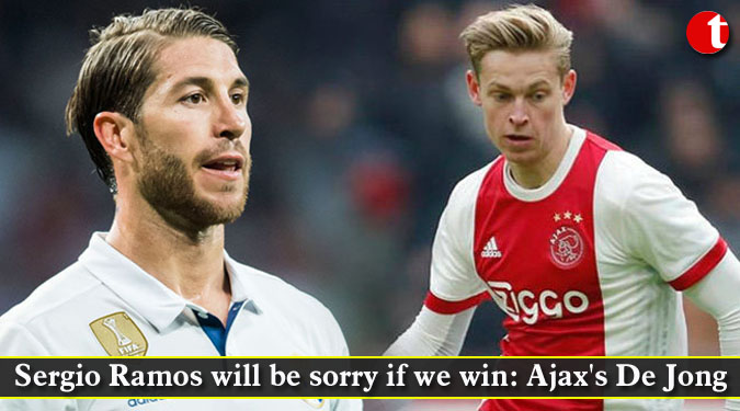 Sergio Ramos will be sorry if we win: Ajax’s De Jong