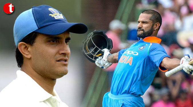 Dhawan should play natural attacking game: Ganguly