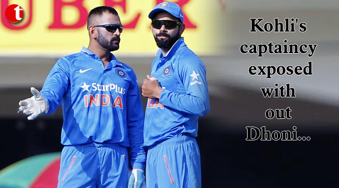 Kohli’s captaincy exposed without Dhoni…