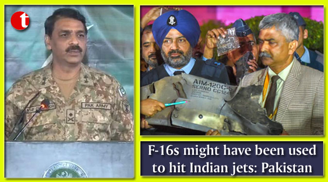 F-16s might have been used to hit Indian jets: Pakistan