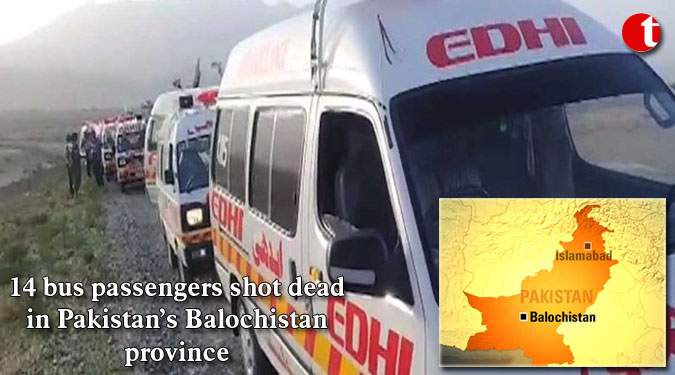 14 bus passengers shot dead in Pakistan’s Balochistan province