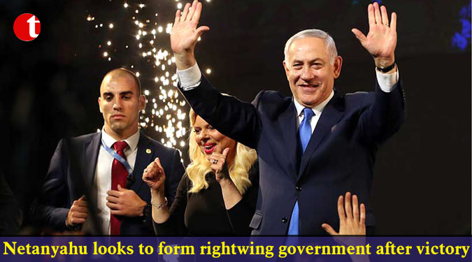 Netanyahu looks to form rightwing government after victory