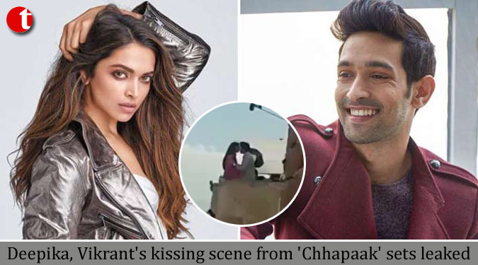 Deepika, Vikrant's kissing scene from 'Chhapaak' sets leaked