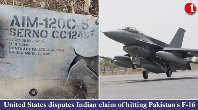 United States disputes Indian claim of hitting Pakistan’s F-16