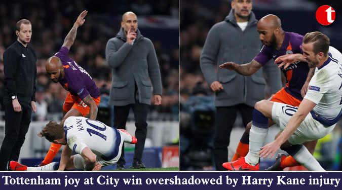 Tottenham joy at City win overshadowed by Harry Kane injury
