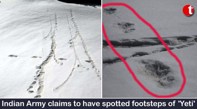 Indian Army claims to have spotted footsteps of 'Yeti'