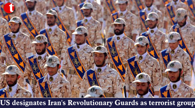 US designates Iran's Revolutionary Guards as terrorist group