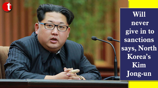 Will never give in to sanctions says, North Korea’s Kim Jong-un