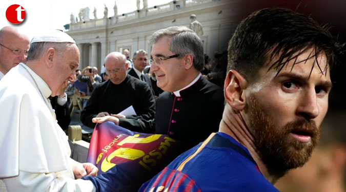 'He's great but he's not God': Pope on Lionel Messi