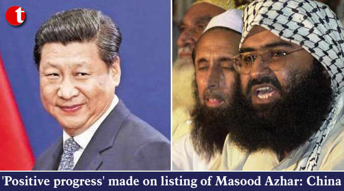 'Positive progress' made on listing of Masood Azhar: China