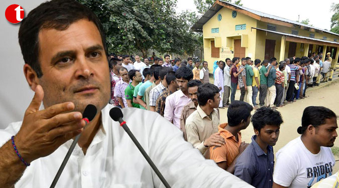 'Nyay for Unemployed, Farmers': Rahul urges People to Vote for 'Justice'