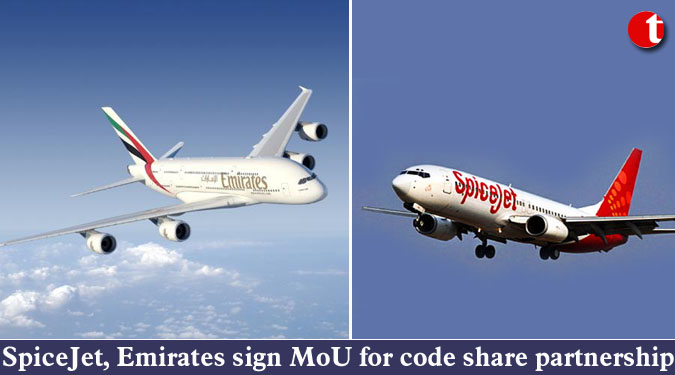 SpiceJet, Emirates sign MoU for code share partnership