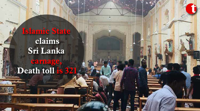 Islamic State claims Sri Lanka carnage, Death toll is 321