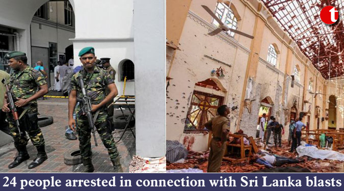 24 people arrested in connection with Sri Lanka blasts