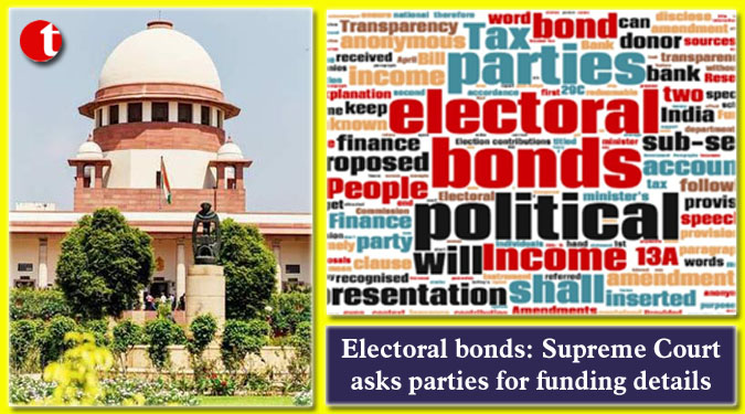Electoral bonds: Supreme Court asks parties for funding details