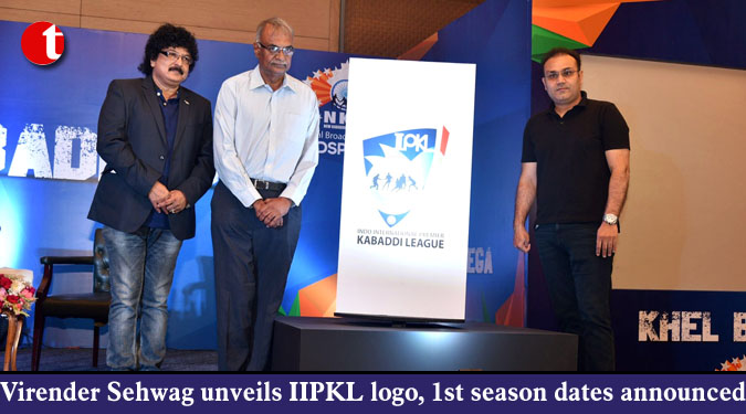 Virender Sehwag unveils IIPKL logo, 1st season dates announced