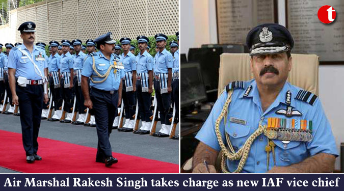 Air Marshal Rakesh Singh takes charge as new IAF vice chief