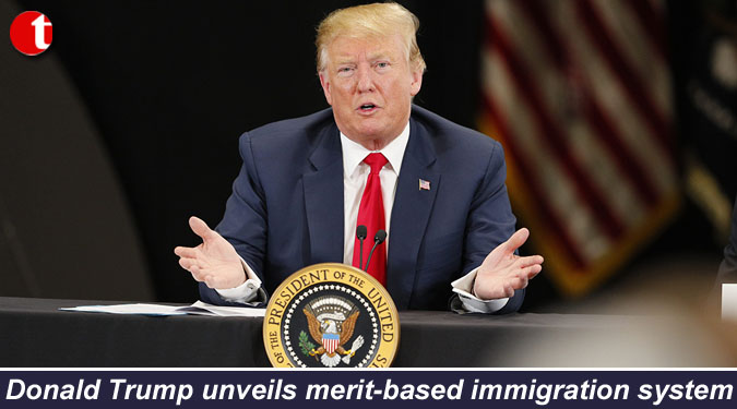 Donald Trump unveils merit-based immigration system