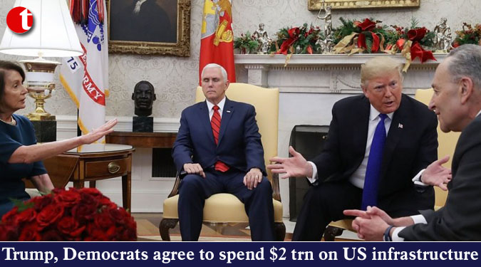 Trump, Democrats agree to spend $2 trn on US infrastructure