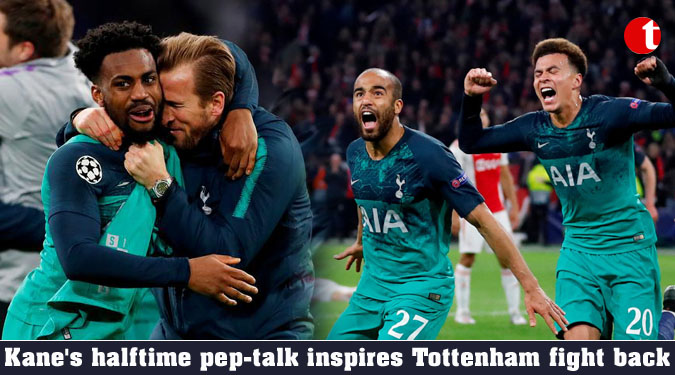 Kane's halftime pep-talk inspires Tottenham fight back